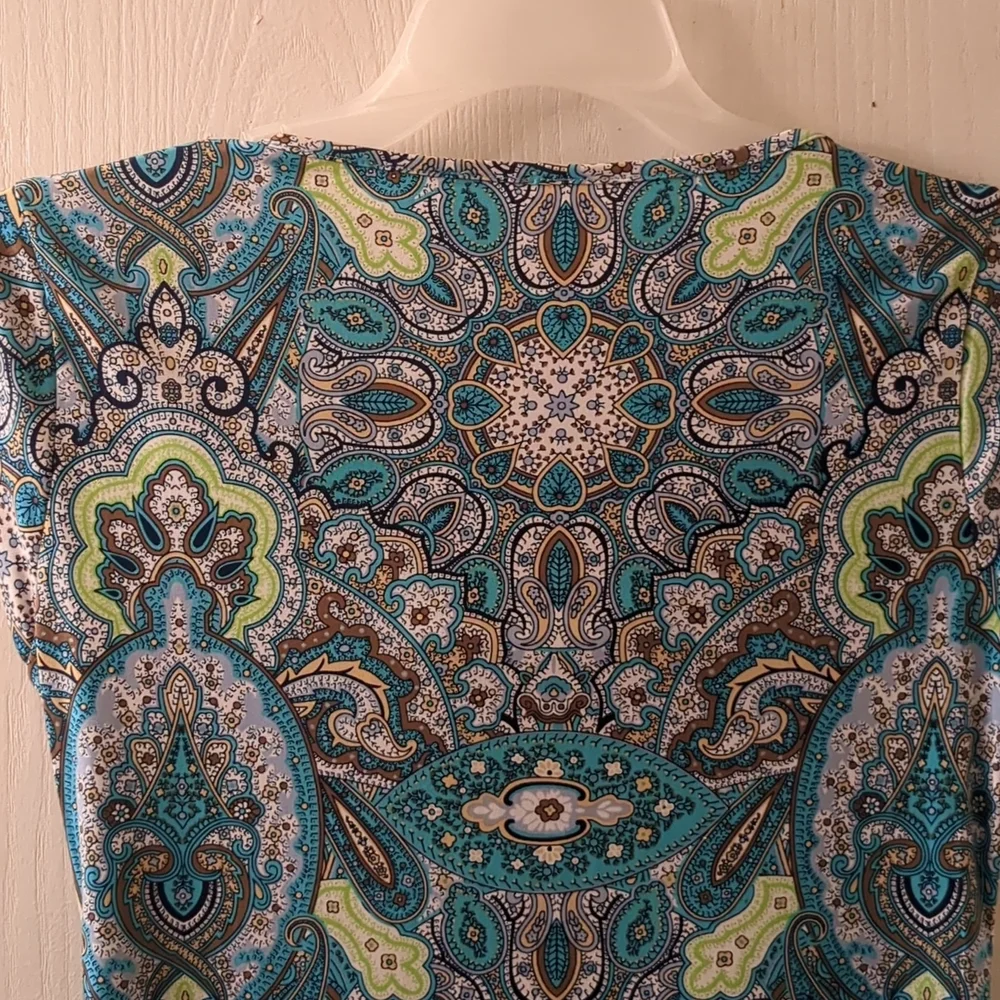 Colorfully designed blouse - Picture 6 of 8